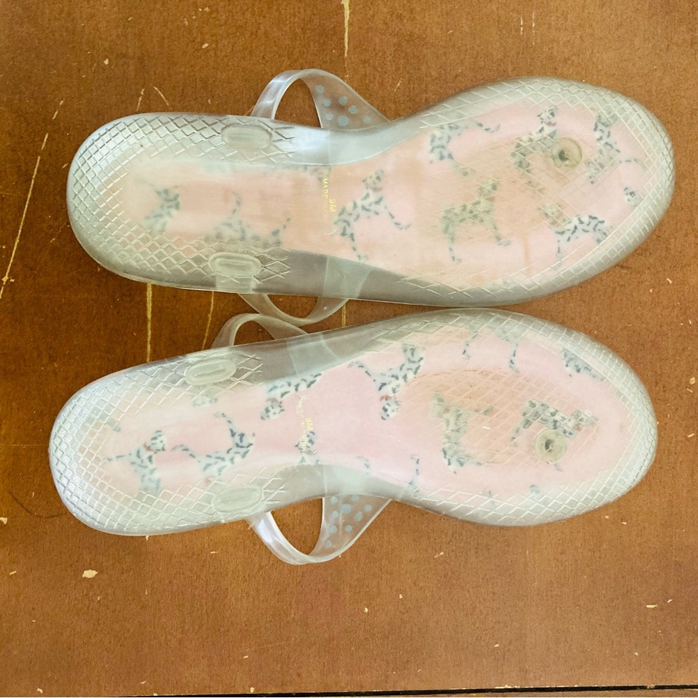 Stuart Weitzman Size 9 Slides With Crystals - image 3